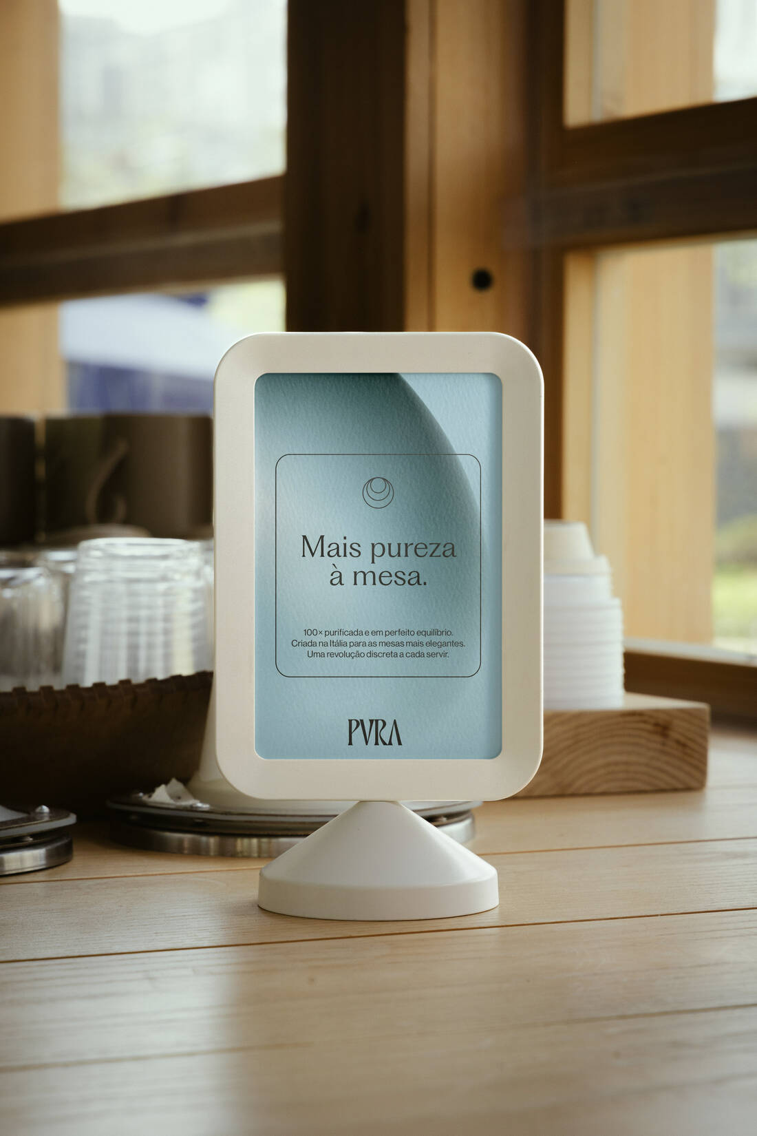 Display de mesa PVRA