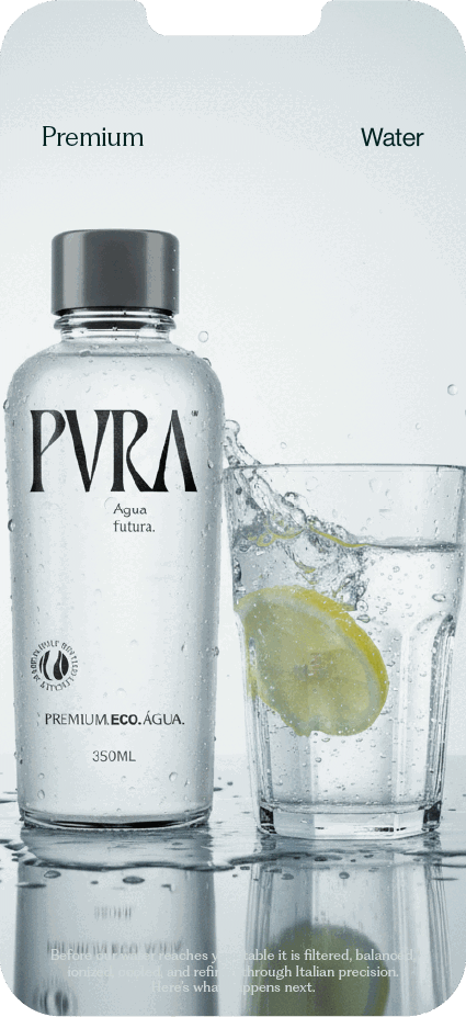 Story PVRA: garrafa e copo com limao